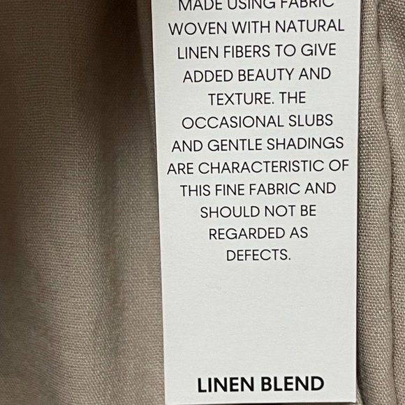 Calvin Klein Linen Blend Elastic Tie Waist Pants - Picture 7 of 9